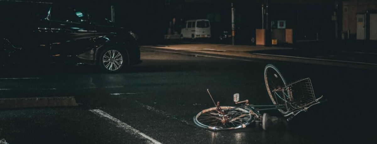 Een aanrijding met een fietser